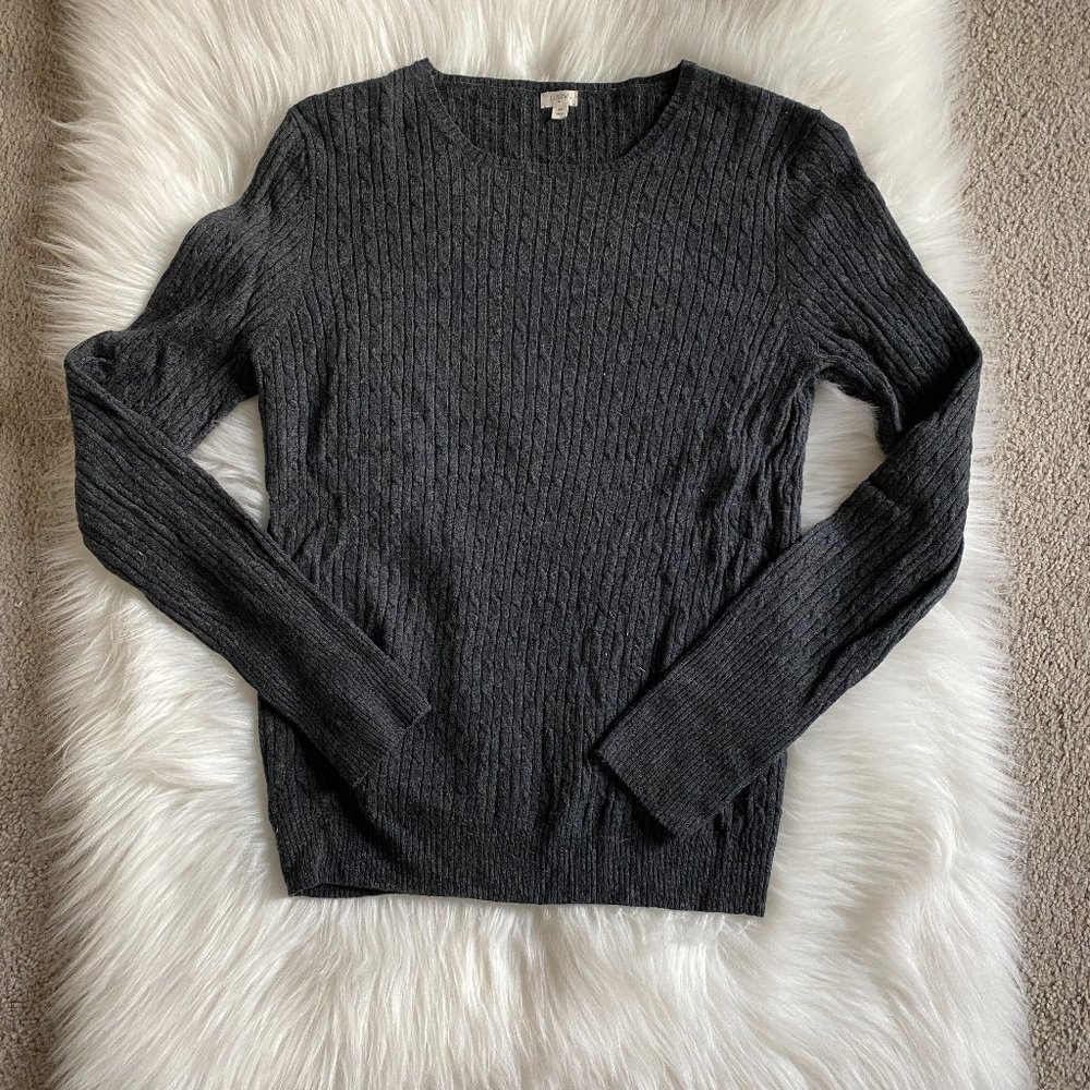 J Crew Wool Blend Sweater, M